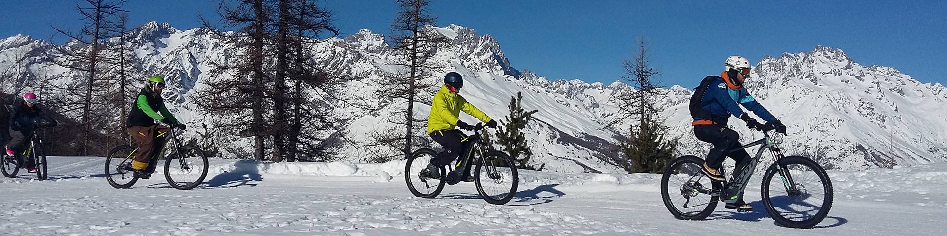 Velo fashion sur neige