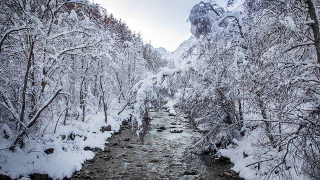 La station de Vallouise, alpes du sud 