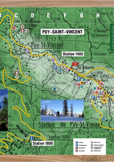 Plan de Puy Saint Vincent 1400