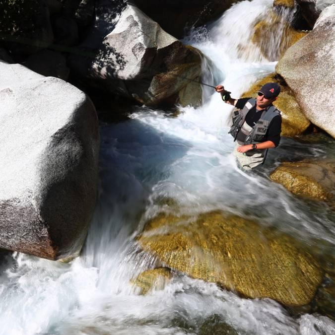 Pêche en torrent