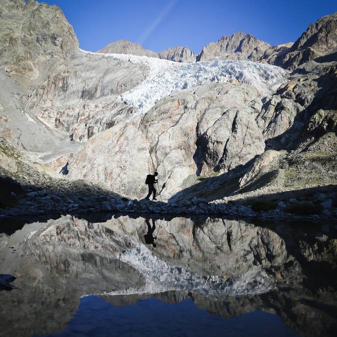 Barre des Écrins, Glacier Blanc by Jan Novak