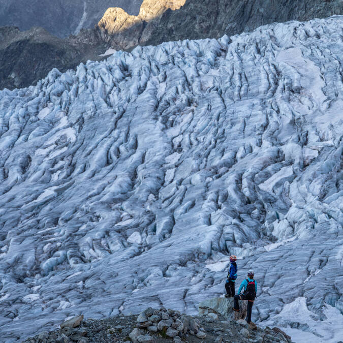 Village d'alpinisme dans les Écrins