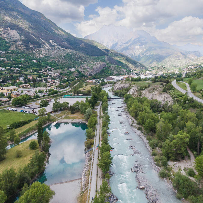 Stade d'eau vive de l'Argentière-La-Bessée - Pays des Ecrins; Hautes-Alpes