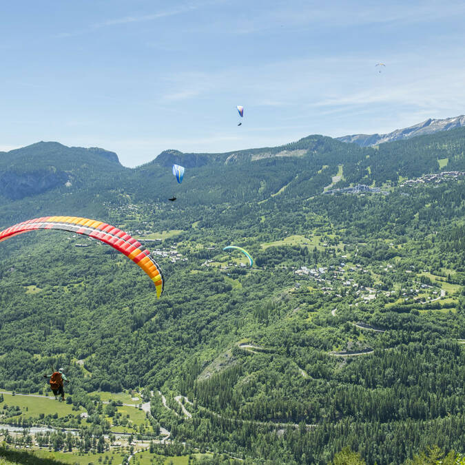 Paragliding pays des écrins