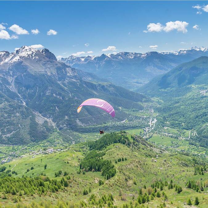 Paragliding pays des écrins