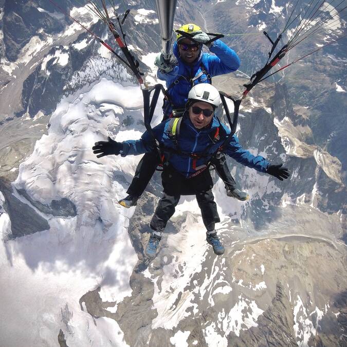 Paragliding pays des écrins