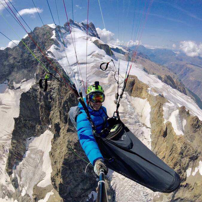 Paragliding pays des écrins