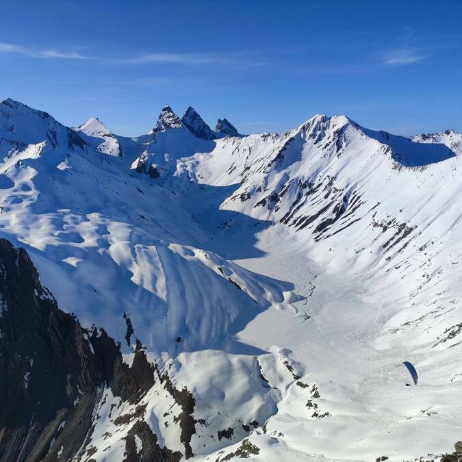 Paragliding pays des écrins