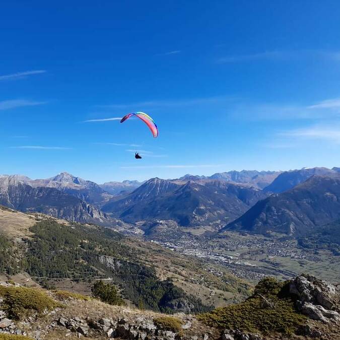 Paragliding pays des écrins