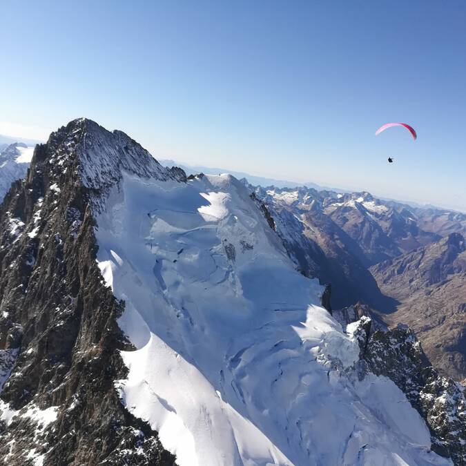 Paragliding pays des écrins